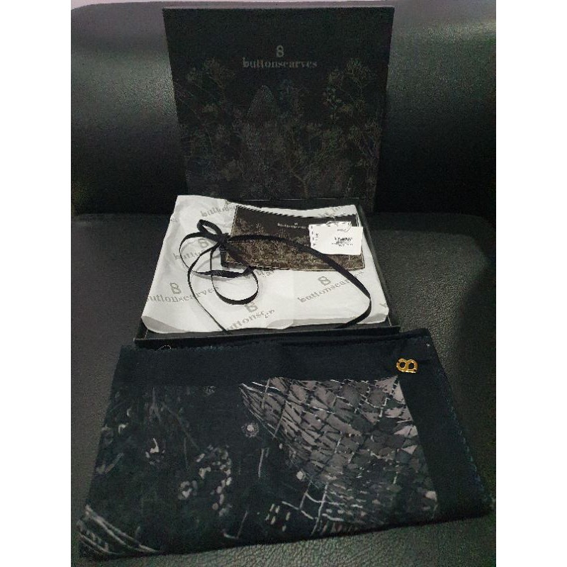 PRELOVED BUTTONSCARVES BRITISH BLACK