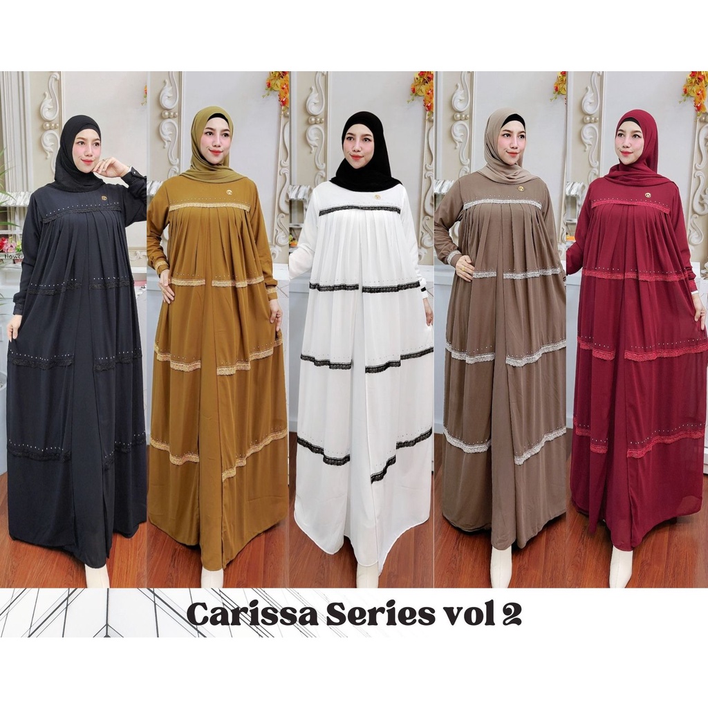 Carissa Series By Erce ORI Hijab Gamis Syari Kekinian BestSeller Terlaris Termurah Original Syari