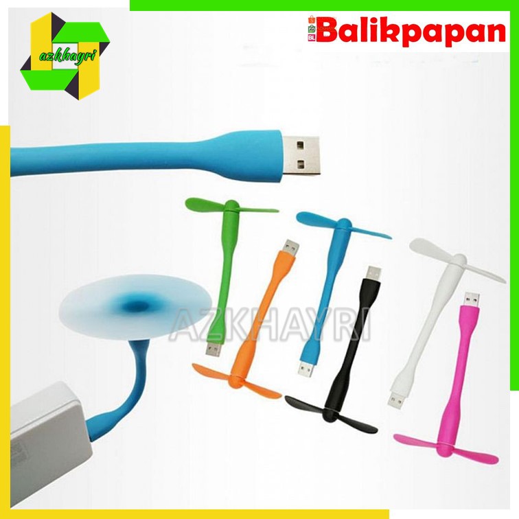 Kipas Angin USB Mini 2 Baling Flexibel Fan USB Portable