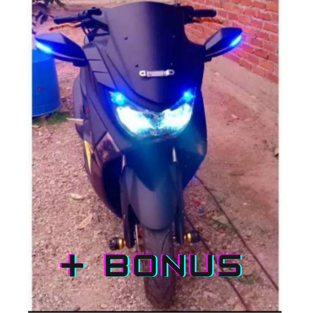 Spion Lipat Yamaha Nmax Lipat B1 Original GARANSI Termurah Retract Side Mirror LED SENJA BIRU