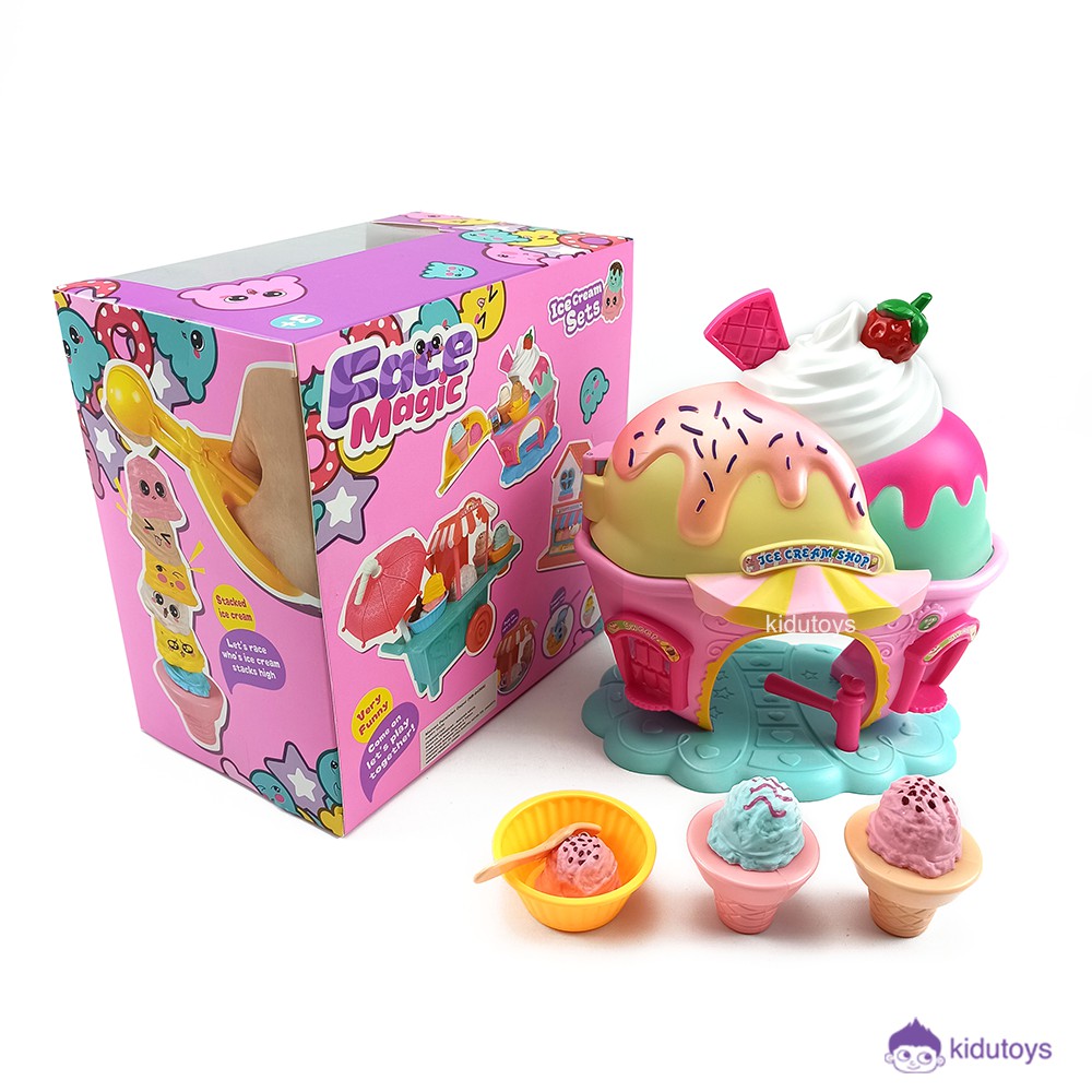 Mainan Anak Ice Cream Shop Face Magic Kidu Toys