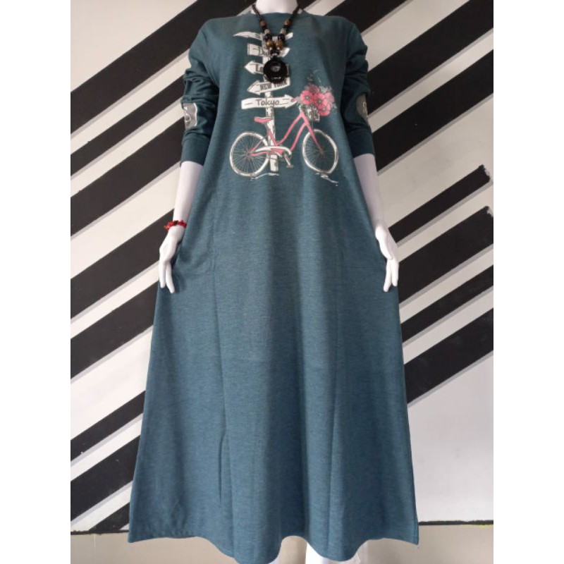 denim impor/ gamis denim