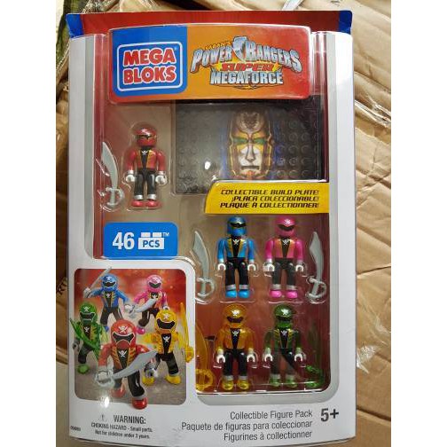Lego Mega Block Power Rangers Mega Force Original- Figure Power Ranger