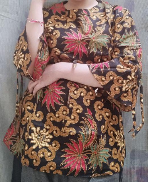 Atasan Batik Dolby Dolbi Dobby Doby Tenun Sutra Tulis Halus Katun Atbm Baron ,sarombit Atasan