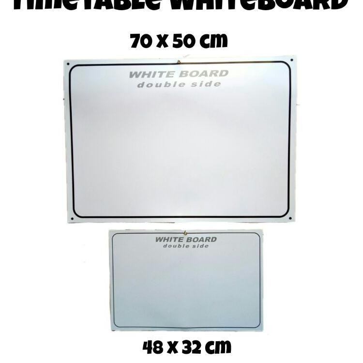 

jk TIME TABLE WHITEBOARD 2 SISI 48 X 32 CM ➥ ➥