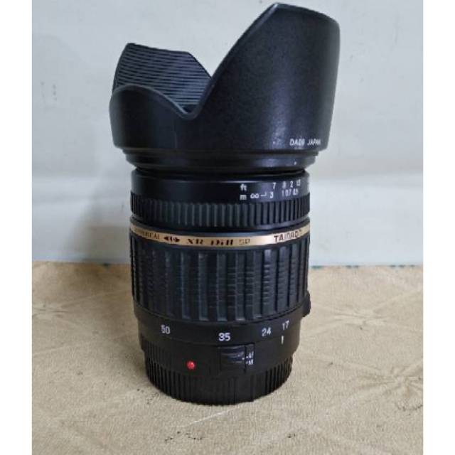 Lensa tamron 17-50 mm f2 8 for canon