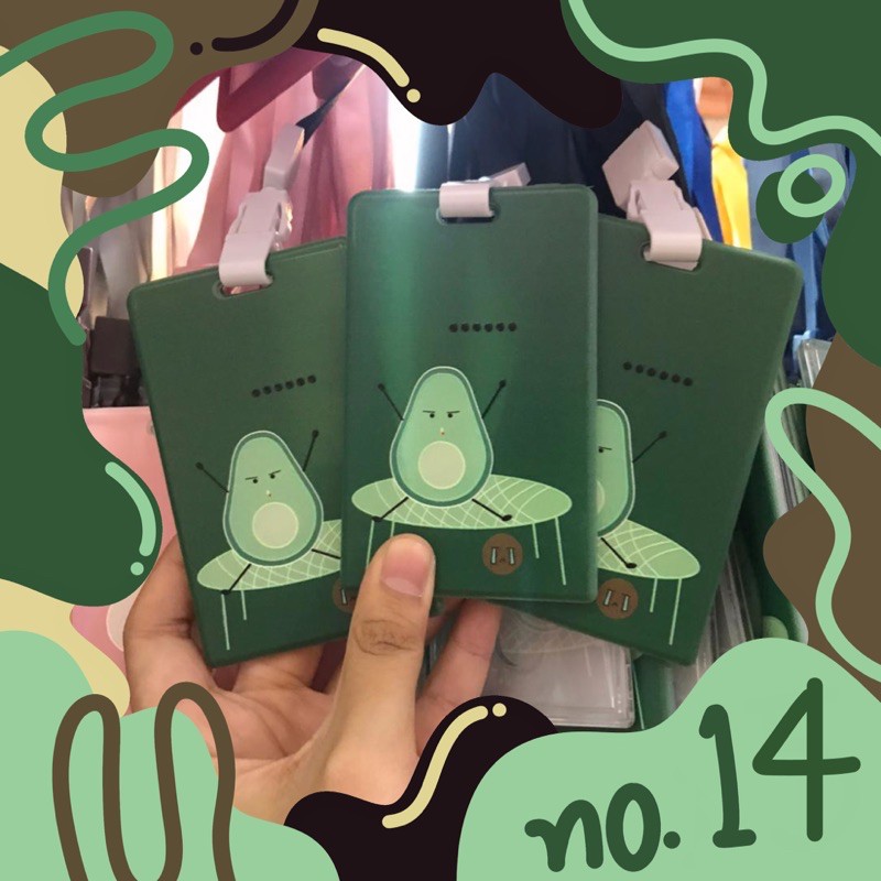 

Name Tag / Lanyard Lucu - Angry Avocado