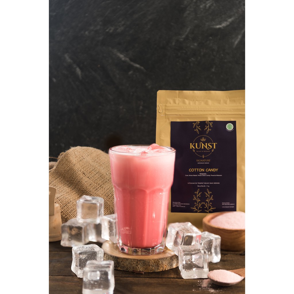 

COTTON CANDY Signature KUNST POWDER | Bubuk minuman rasa COTTON CANDY