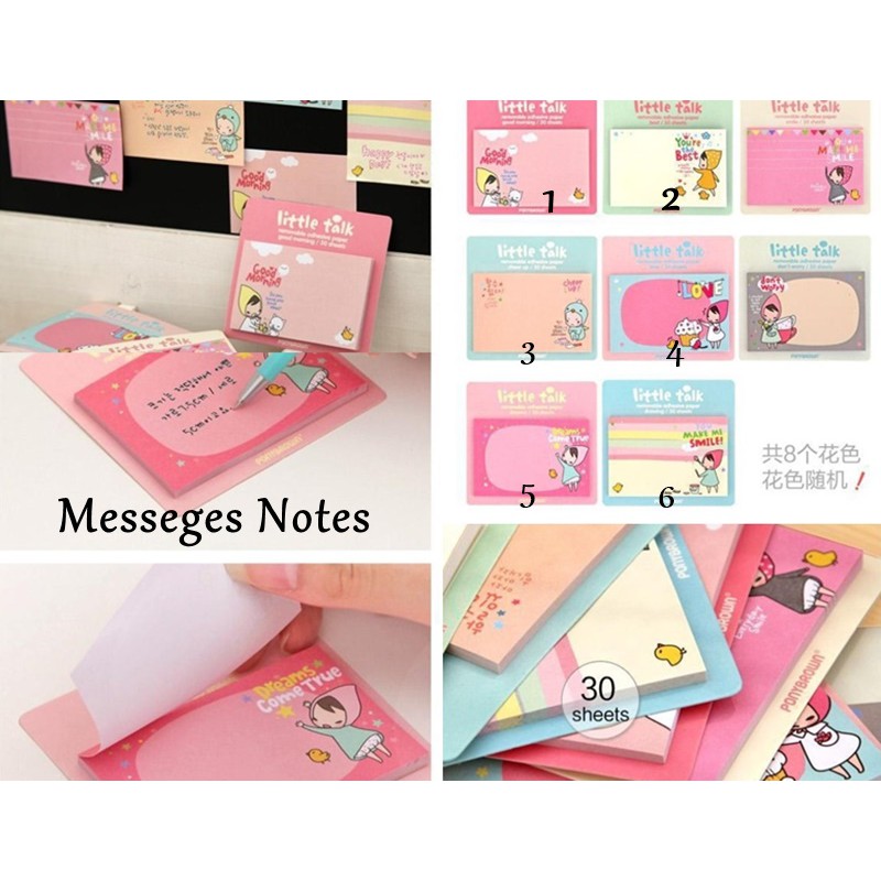 

Message Notes