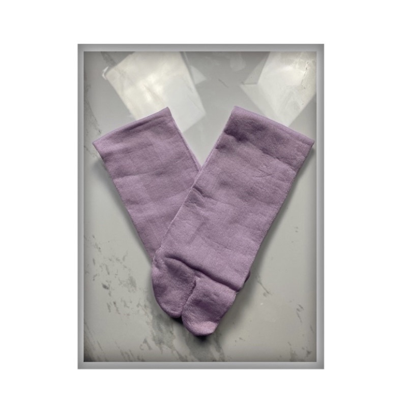 KAOS KAKI JEMPOL MUSLIMAH Bahan polyster / KAOS KAMI MURAH DAN TEBAL-Ungu pucat