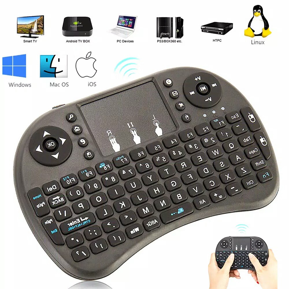 Trend-Keyboard Wireless Mini 2.4G gaming i8 Touchpad KODI Android Smart TV