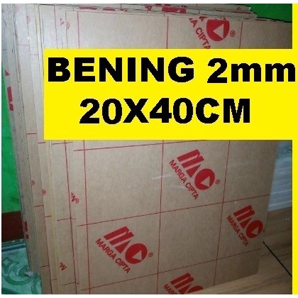 

Acrylic - Akrilik - Bening merk MARGA CIPTA tebal 2mm ukuran 20x40cm