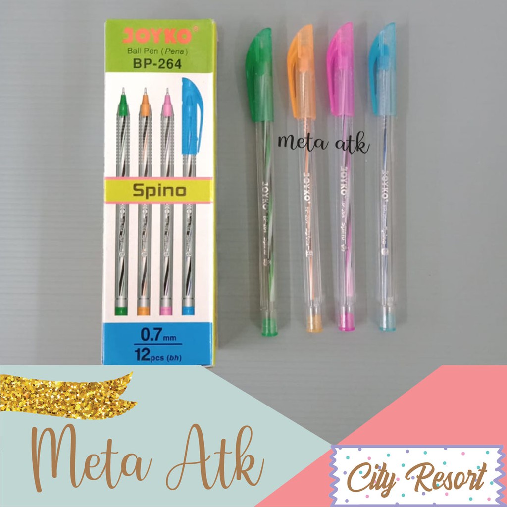 

Ball Pen / Pulpen / Pena Joyko BP-264 (Spino) 12pc