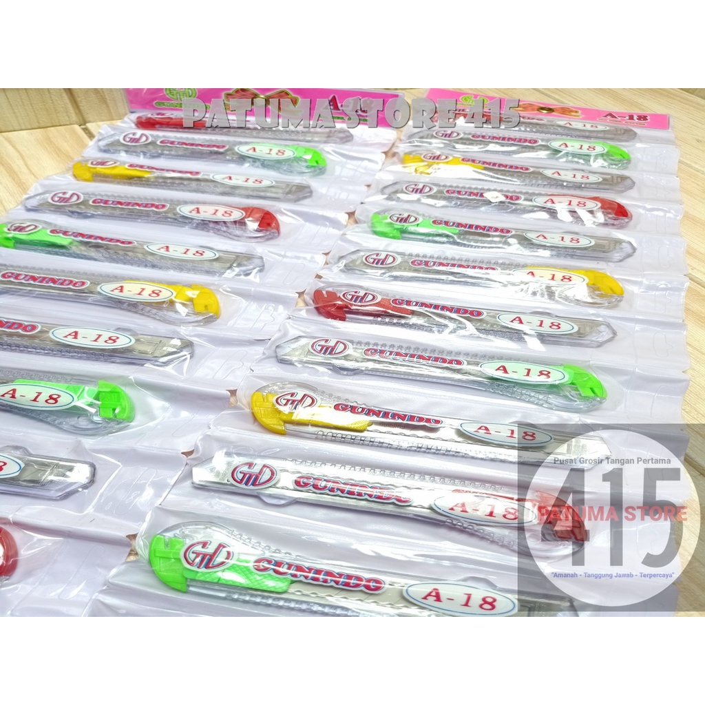 

Cutter Gunindo Pisau Besar Tajam A 18