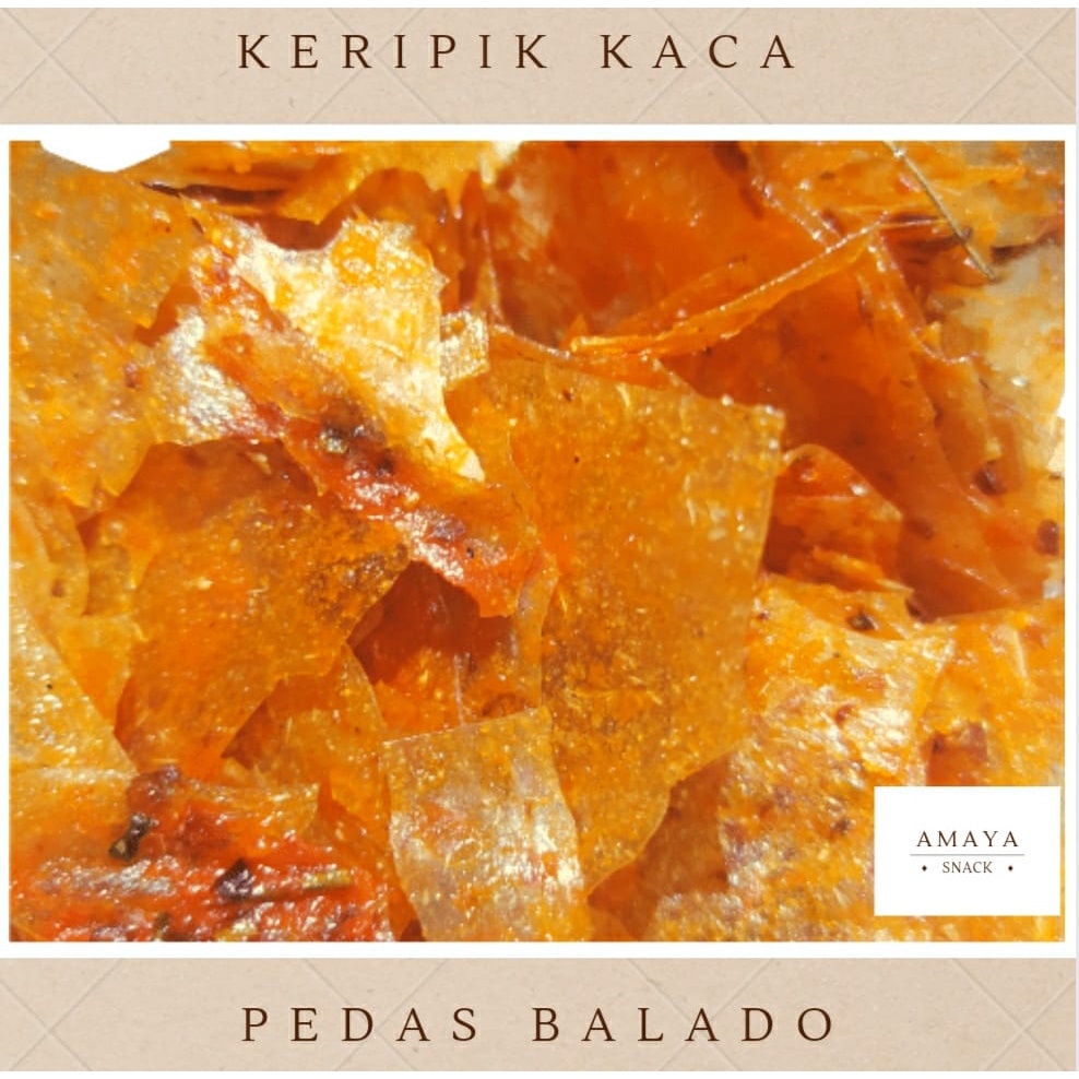 

Kripca pedas -Keripik kaca pedas - Keripik beling - kripca pedas 100gr