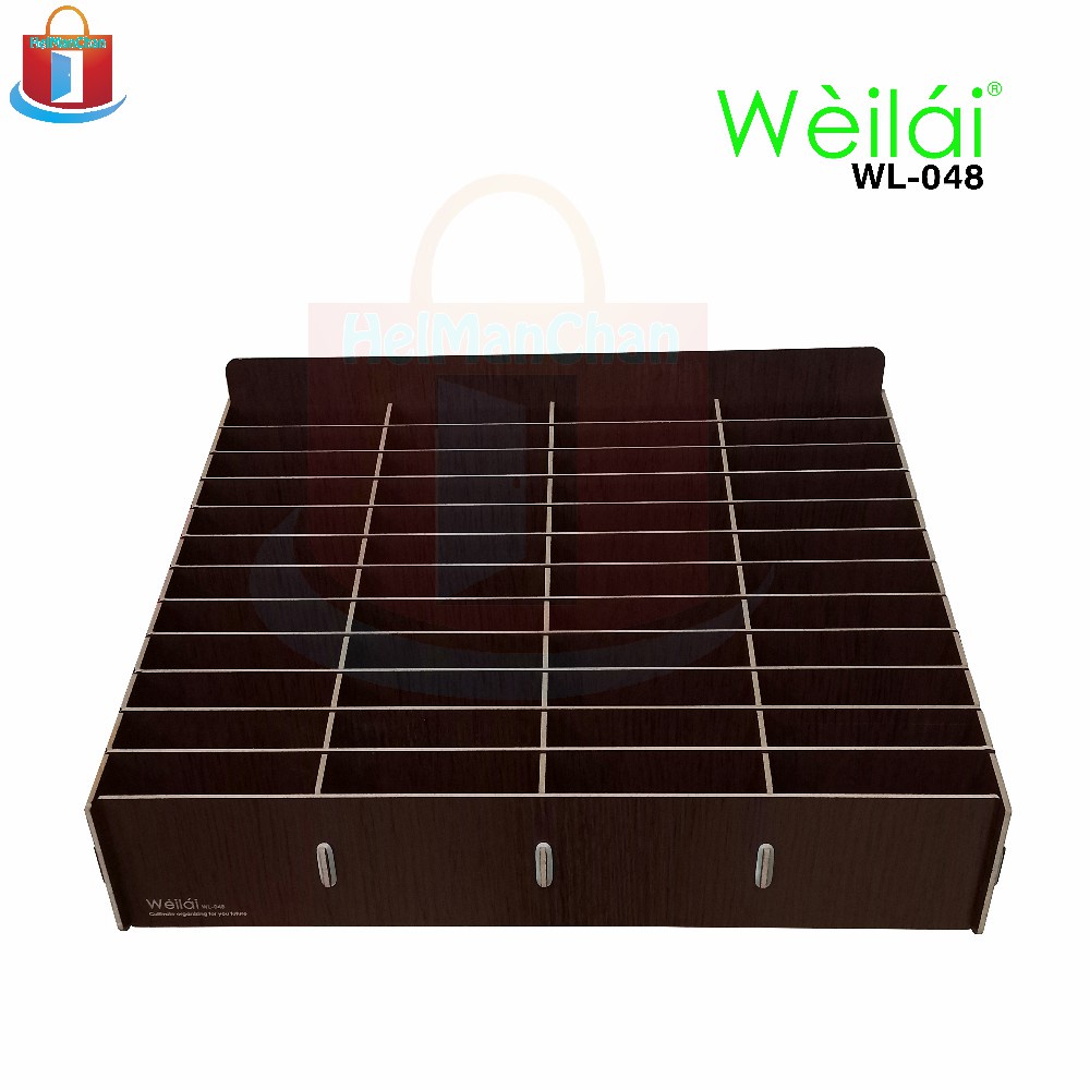 Weilai WL-048 Rak Kotak Kayu Sparepart HP - Rak Multiguna 48