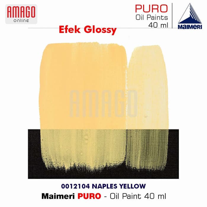 MAIMERI PURO - OIL PAINT - NAPLES YELLOW - 40ML - M0012104