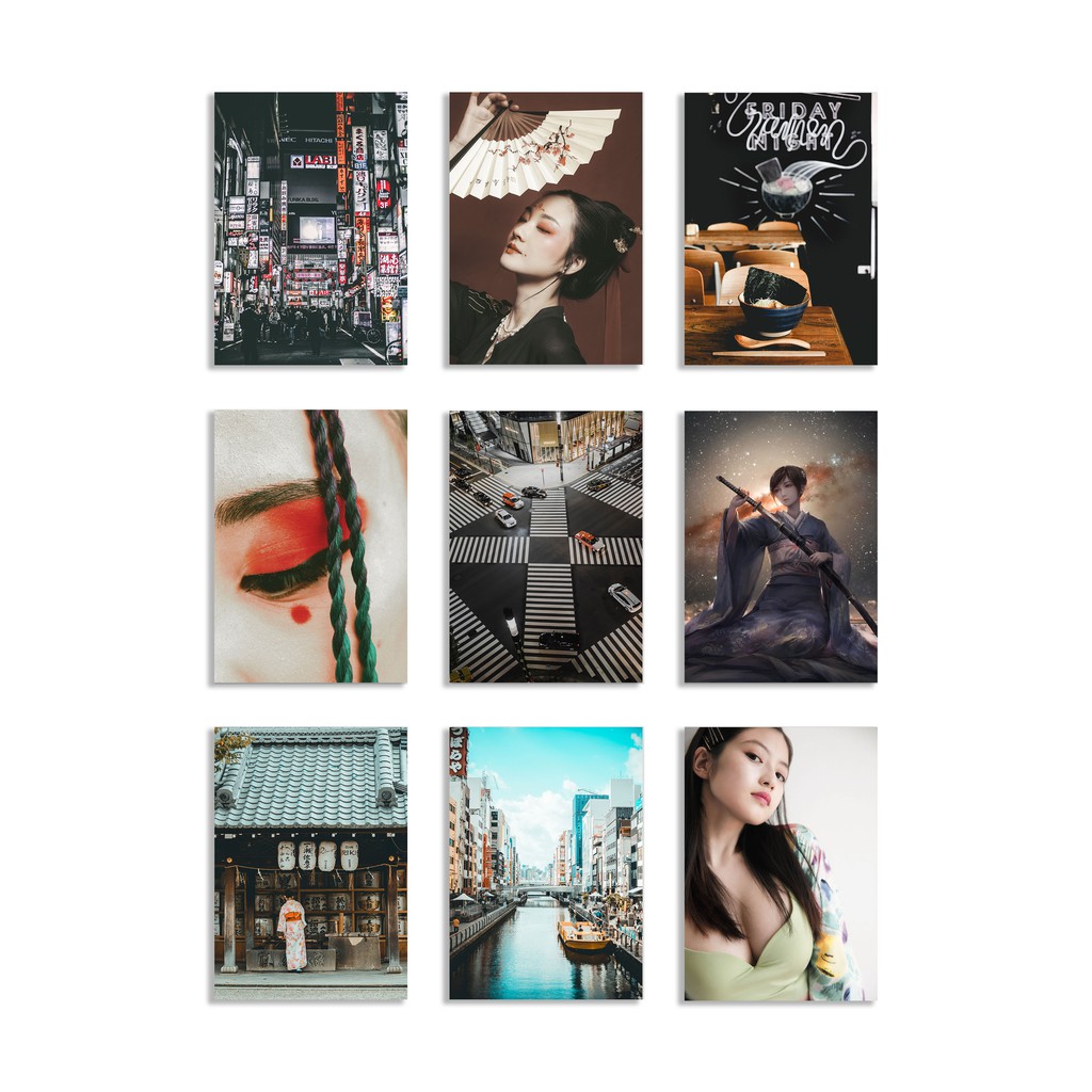 Paket Poster Estetik Tema Japanese A5 15x21 Shopee Indonesia