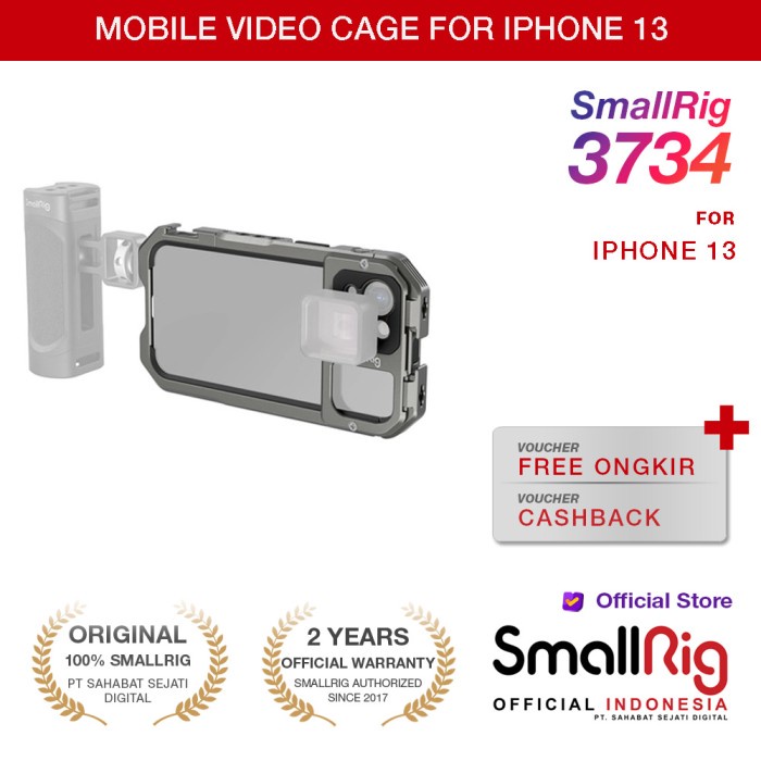 new SmallRig Mobile Video Cage for iPhone 13 3734