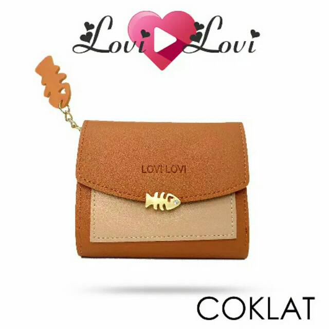 Dompet mini lipat lovi lovi