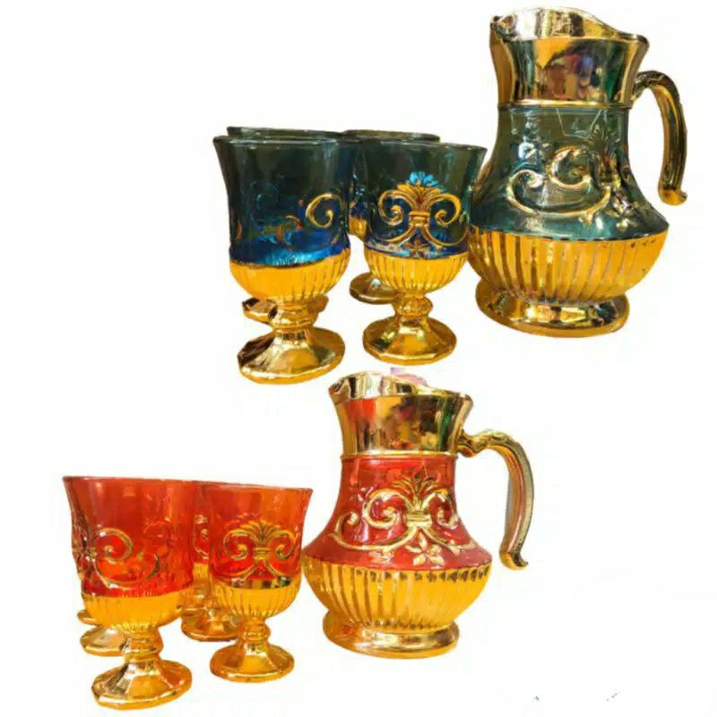 Eskan set shinil teko dan gelas