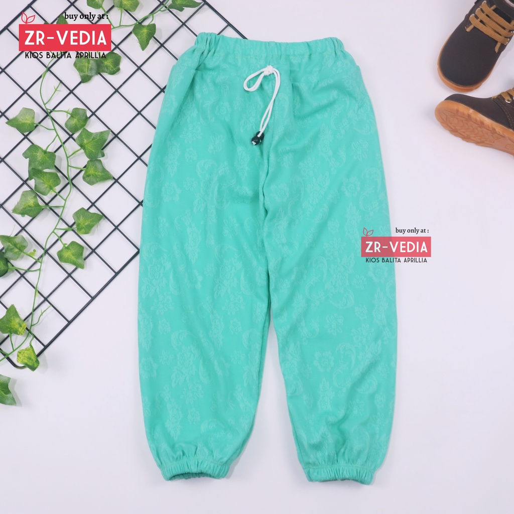 (UNIVERSAL) Jogger Molly uk 5-12 Tahun / Celana Panjang Anak Laki Laki Perempuan Jogger Polos Import ZR Vedia