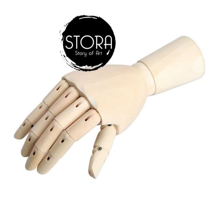 

MANEKIN KAYU Tangan 10" / Manikin / Wooden Hand Manequin
