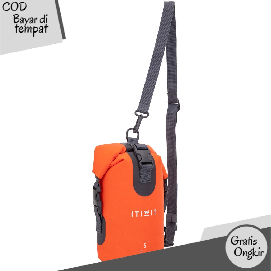Decathlon Itiwit Tas Dry Bag Slempang - Orange - 8529121 TN2