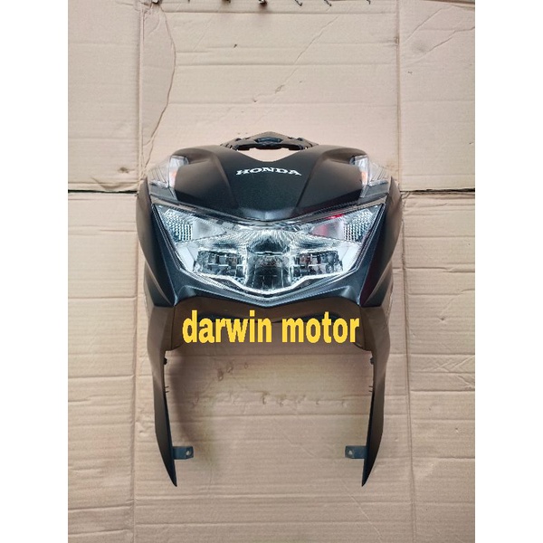 Tameng reflektor lampu depan beat street led k1a original sayap kap depan