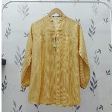 Rayon Motif 0057 - Motif Salur - Salur Alus - Salur Best seller - Blouse Katun Rayon - Fathin Basic-5