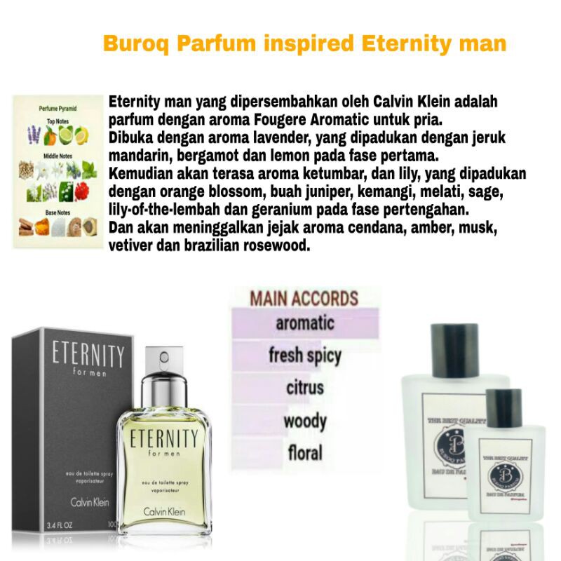 PARFUM ETERNITY MEN PARFUME PRIA MURAH SEGAR SPORTI KENA KERINGAT MASIH WANGI  _INSPIRED