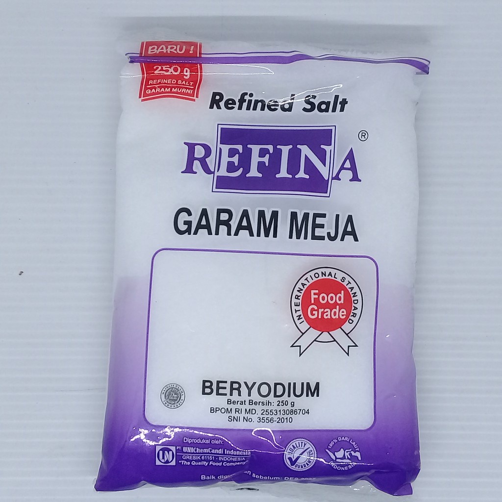 

GARAM MEJA REFINA 250g