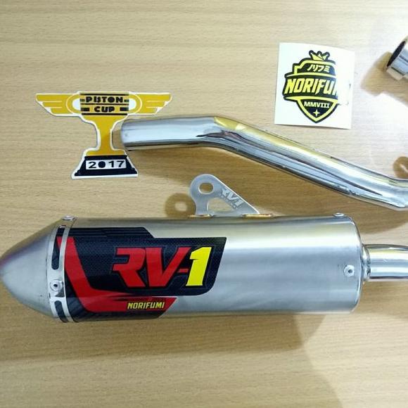 Knalpot Norifumi RV1 KLX DTracker GARANSI 1 TAHUN Norifumi kLX RV 1