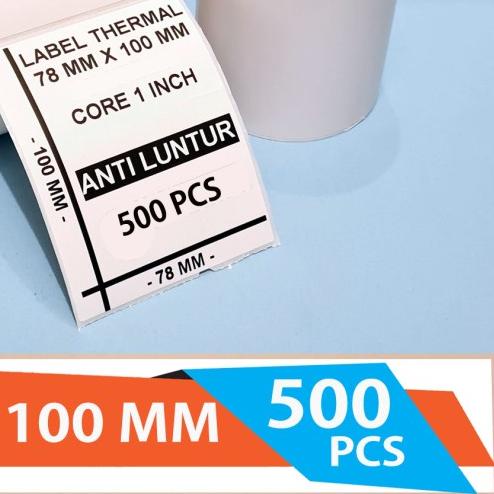 

➢ LABEL RESI 3x4 INCH / 78 x 100 / LABEL THERMAL 78 x 100 / 78X100 500PC ❅