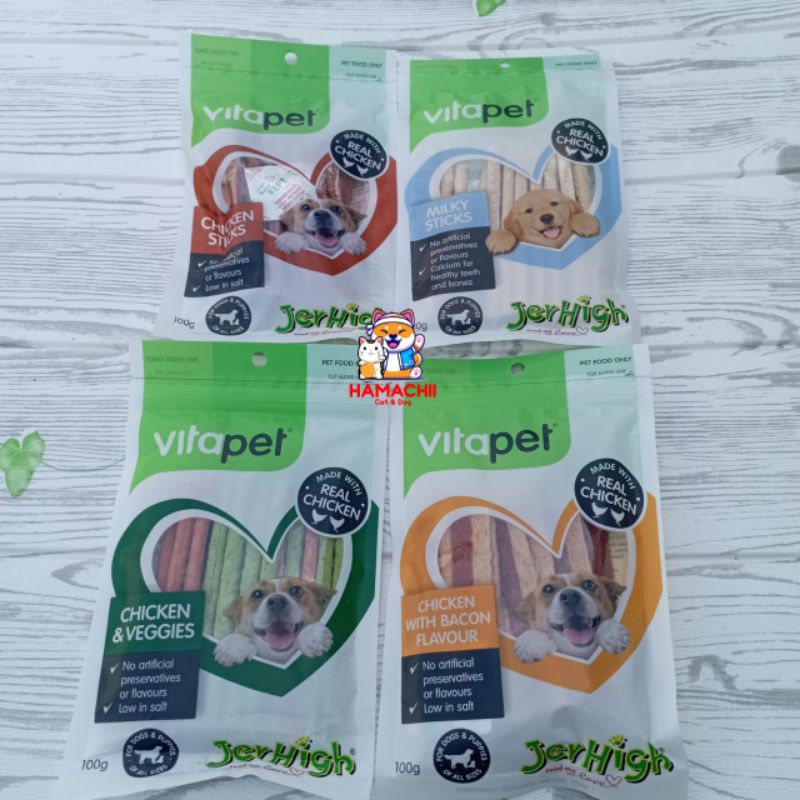 Jerhigh 100gr / Vitapet / Jerhigh / Snack Anjing