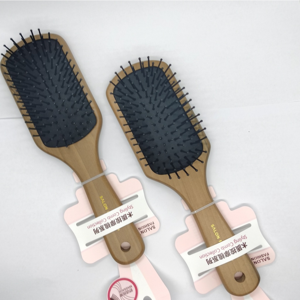 SISIR KAYU KOREA PREMIUM BESAR BAHAN KUAT SISIR PIJAT KAYU