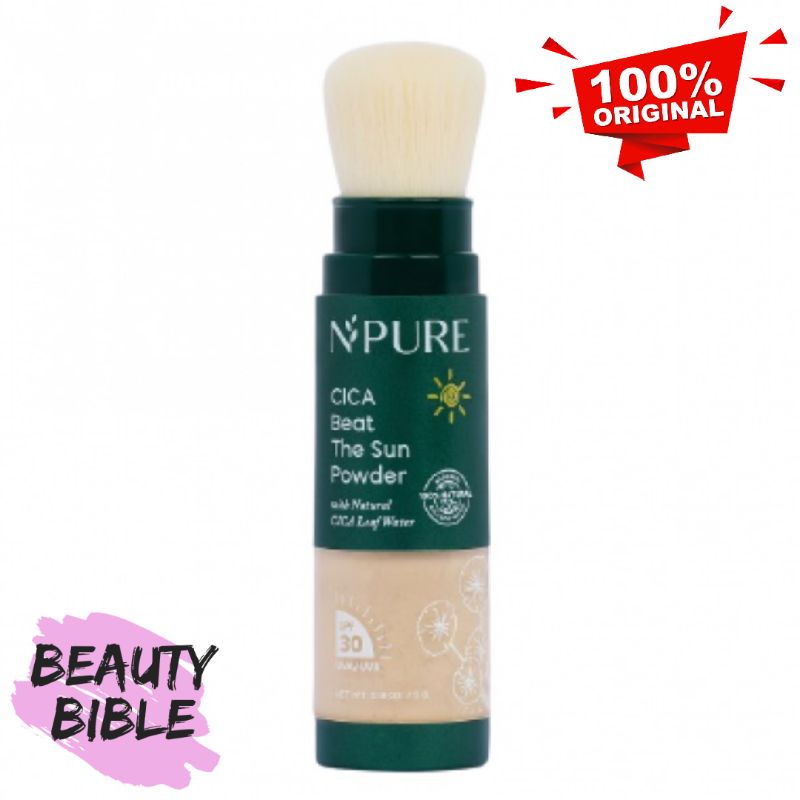 Npure Cica Beat The Sun Powder SPF 30 UVA UVB / Npure Bedak Bubuk Sunblock Sunscreen