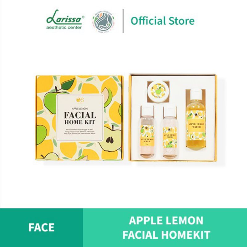 Hampers Box Larissa Facial Home Kit Apple Lemon