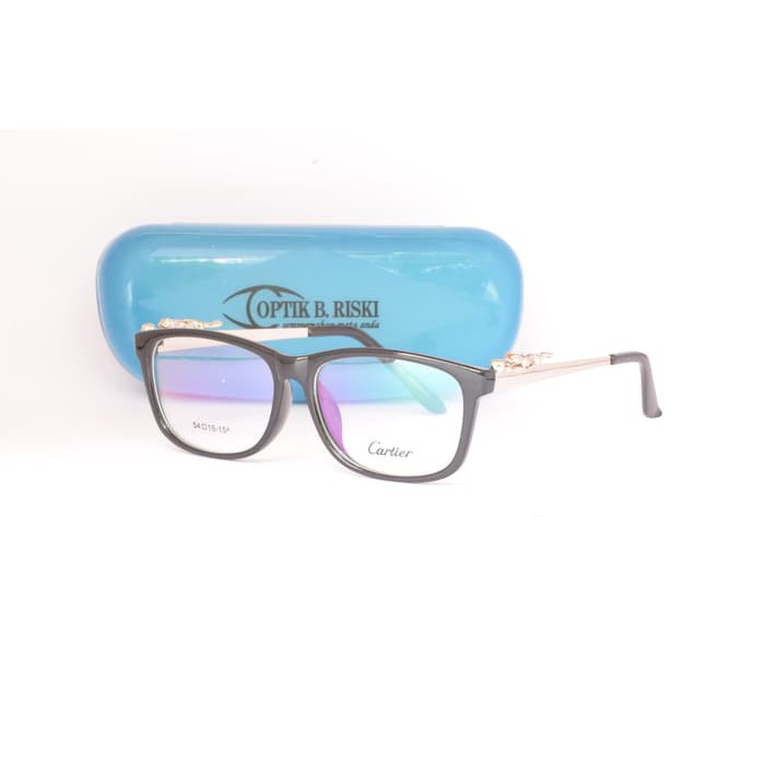Ready                                      kacamata minus wanita 038 (frame+lensa) cartier anti