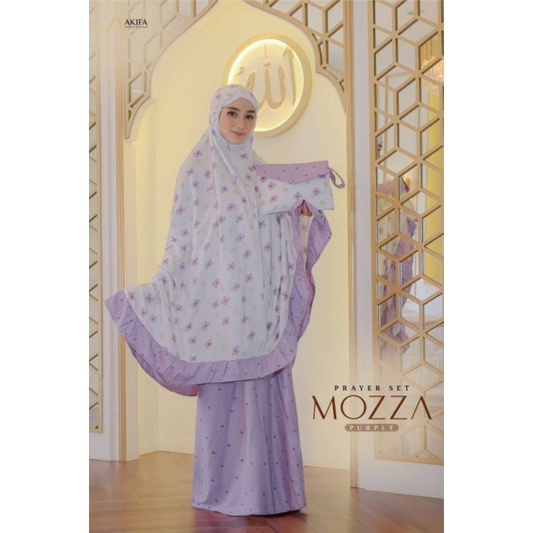 Mukena Dewasa Rayon Premium Prayer Set Mozza Original Branded by Akifa