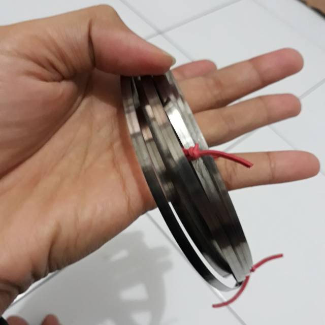 Kawat nikelin pipih 0.2 x 4 mm