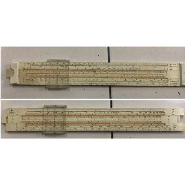 

Vintage original german faber castell duplex slide rule 152/82 rare