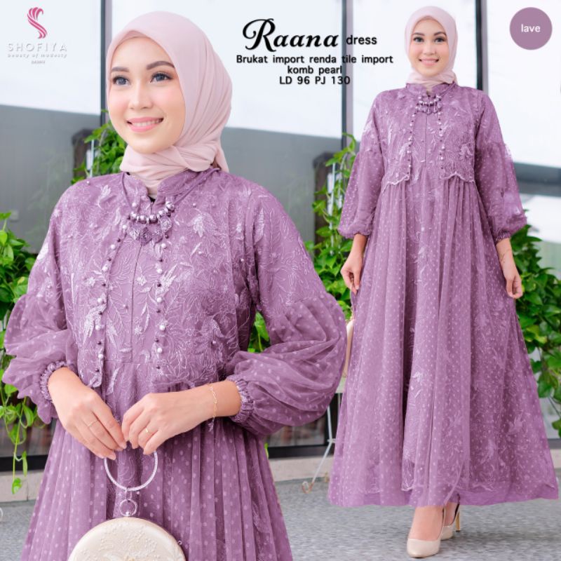 RAANA DRESS BROKAT BUSUI ORI SHOFIYA SOLO