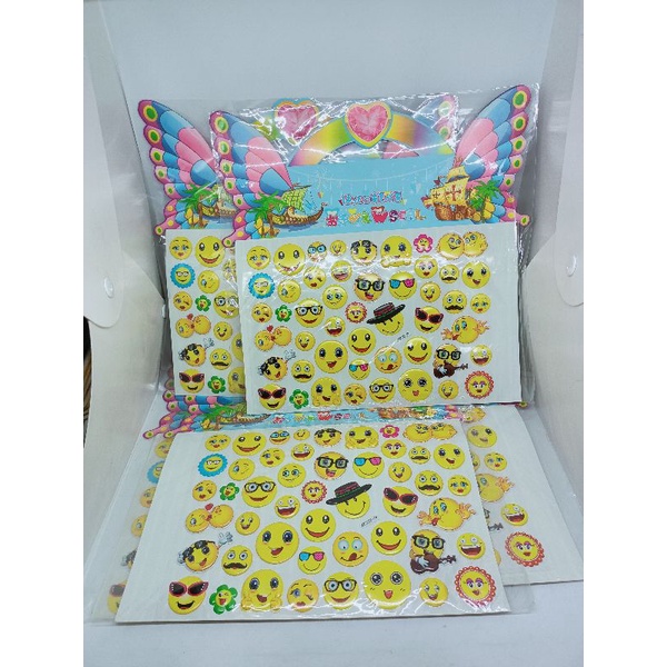 

Sticker Karakter Emote smile 5pcs