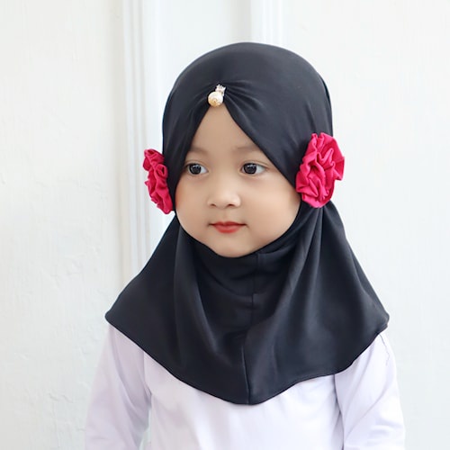 Jilbab Hijab Kerudung Anak Perempuan Bayi Kecil Balita 0-3 Tahun Nadhira - Krudung Anak Cewek Terbar
