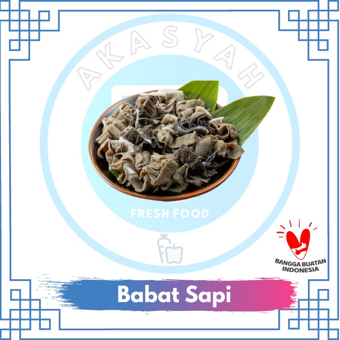 

Babat Sapi Jeroan - 500 Gram JABODETABEK