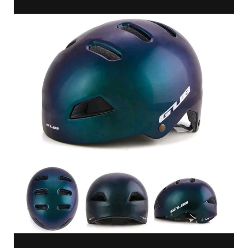 Helm Sepeda Batok GUB Limited Edition Gradient Aurora MTB BMX Seli Mendaki Skateboard