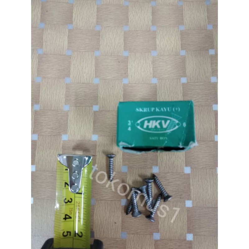 SEKRUP KAYU /SKRUP KAYU (+) 3/4&quot; INCI X 6 PERKOTAK