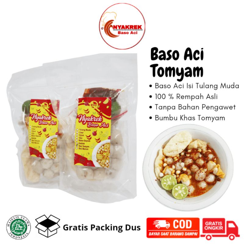 Jual Baso Aci Tulang Rangu Tomyam Bakso Aci Tulang Rangu Tomyam Boci