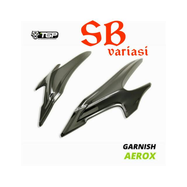 Garnis lampu depan aerox garnis alis aerox